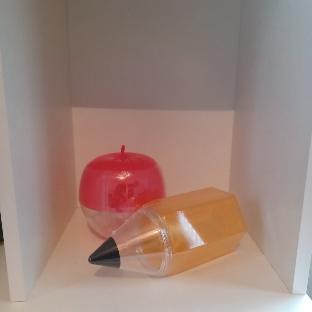 BACK TO SCHOOL COLLECTIBLE NOVELTY VESSEL CONTAINERS